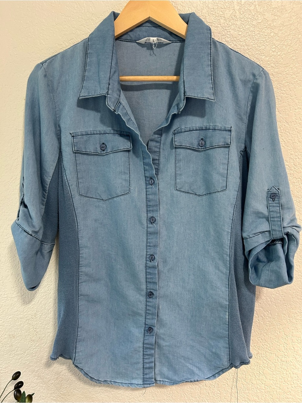 Cavalini Light Blue Chambray Shirt
